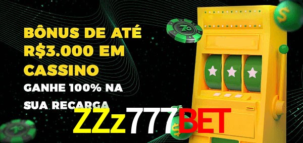 ZZz777Bet melhor bônus de depósito
