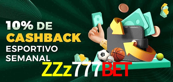10% de bônus de cashback na ZZz777Bet