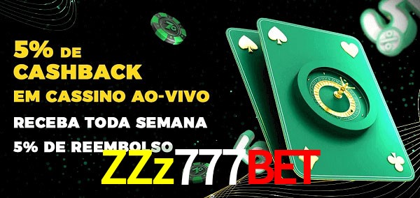 Promoções do cassino ao Vivo ZZz777Bet